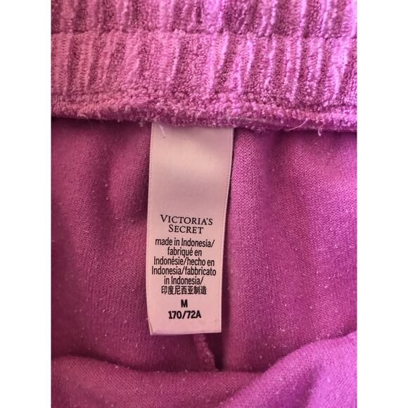 Victoria’s Secret Pink Terry Cloth Beach Shorts/sleepwear Pink Medium LL - Picture 6 of 6